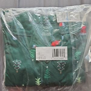 Carter's Festive Green Pajamas
